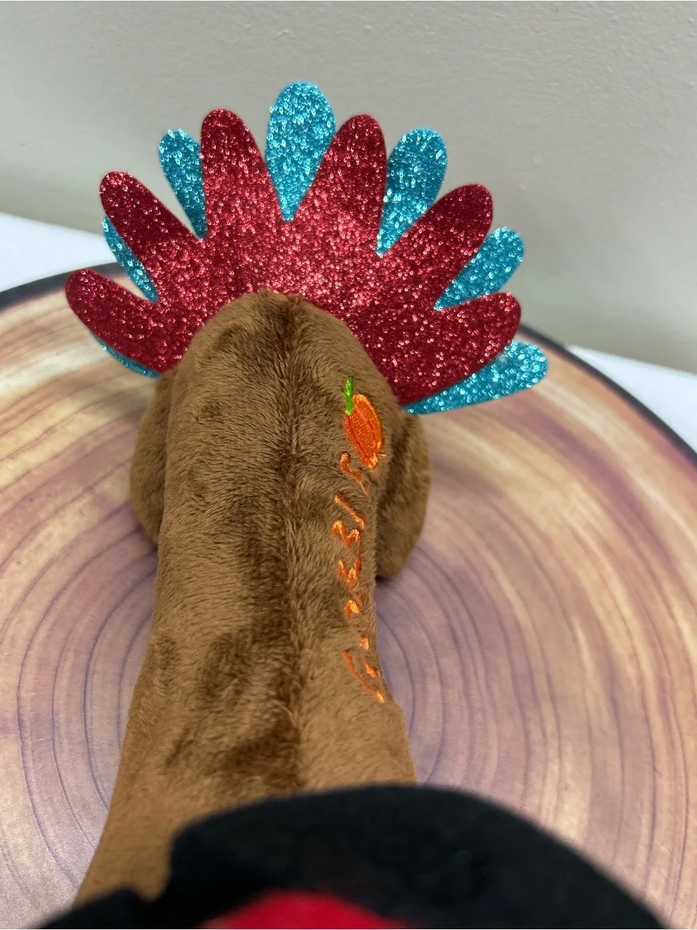 DanDee Collectors Thanksgiving Dachshund Wiener Dog Plush Pilgrim Turkey Gobble
